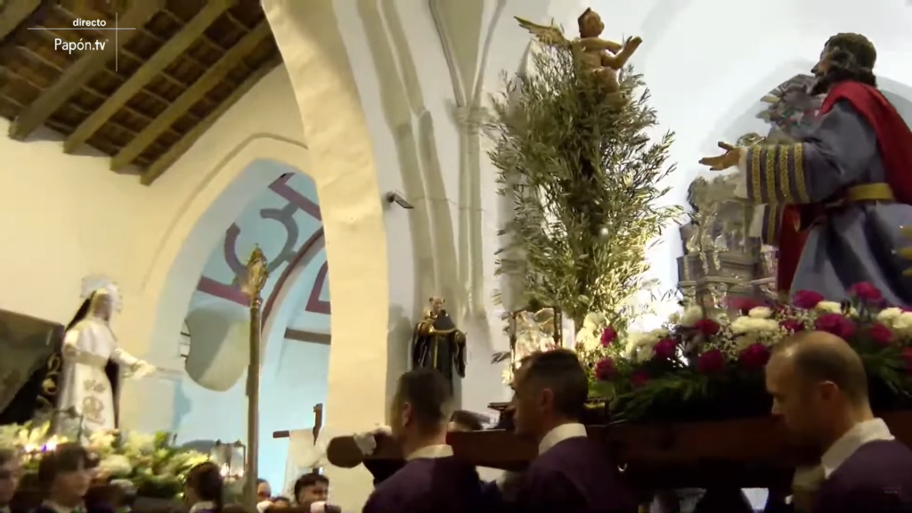 La procesión de la Oración del Huerto se queda en San Lorenzo