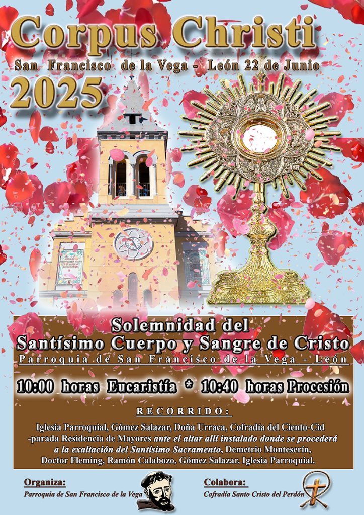 La Parroquia de San Francisco de la Vega se prepara para el Corpus Christi